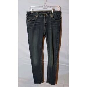 Michael Kors Women's Blue Mid-Rise Skinny Jeans Size 8